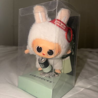 Starbucks labubu Figur