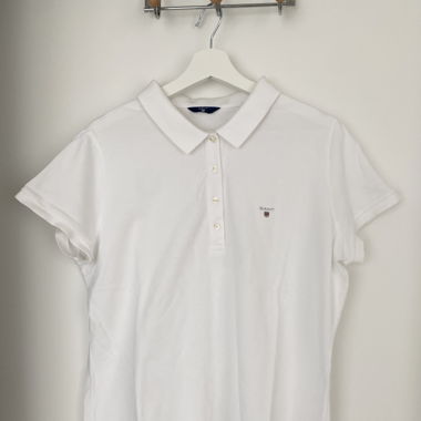 Polo GANT blanc, S, manches courtes