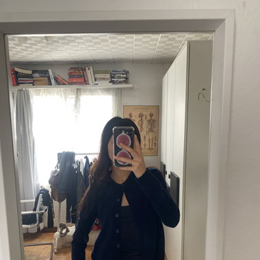 navy cardigan 