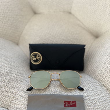 RayBan Arista mirror sunglasses 