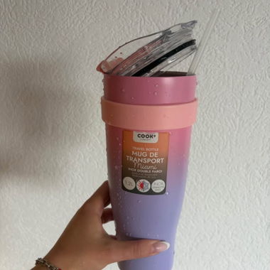 Thermo mit Trinkhalm