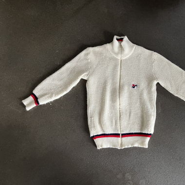 knit zip up sweater