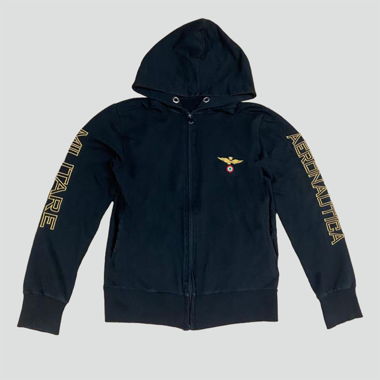 Aeronautica Militare zipped hoodie wms