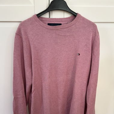 Pull Tommy Hilfiger en coton rose
