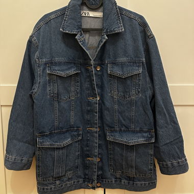 Jeansjacke / Zara / blau / XS