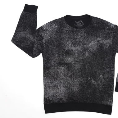 SPRINKLES sweatshirt MILKYWAY stars DROPS b&w