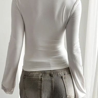 Sweet long-sleeve top