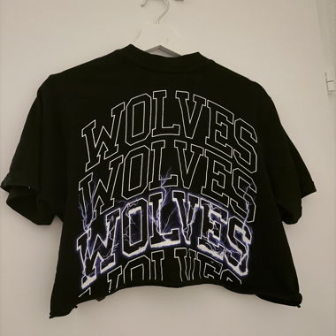 T-shirt grafica Wolves dark sport