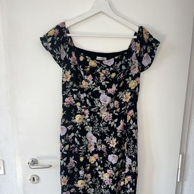 Robe longue à fleurs