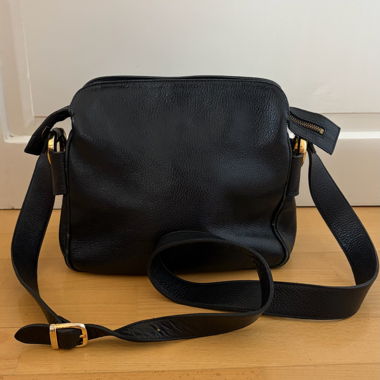 Borsa in pelle MCM nera