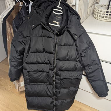 Black Down Coat NOISY MAY