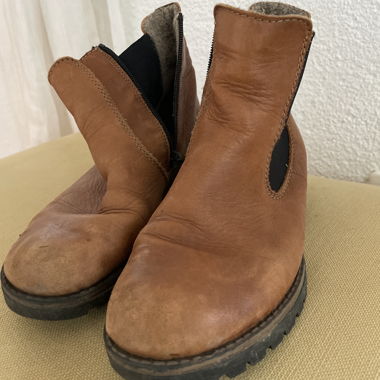 Rieker Knöchel-Boots aus braunem Leder