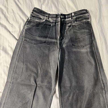 Zara jeans gris-noir