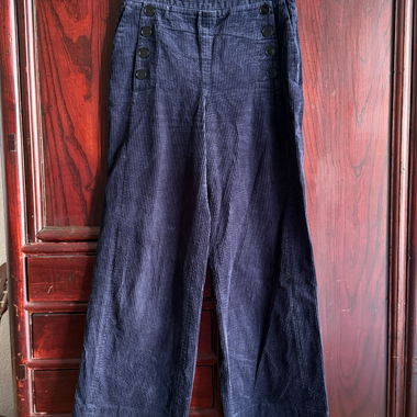 Wide-leg Corduroy Trousers SANDRO