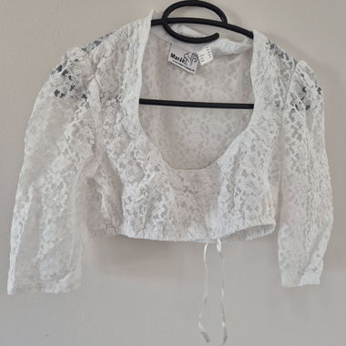 Weisse Dirndl-Bluse