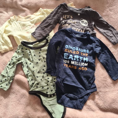 Body per neonati 4 pz in confezione