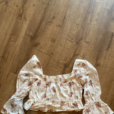 Flowery Crop Top