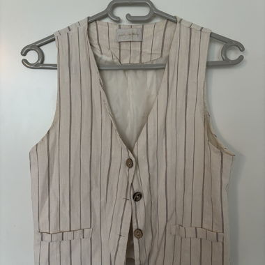 Gilet de femme rayé