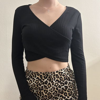 Langärmeliges Top