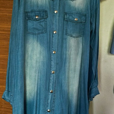 Jeanshemdkleid