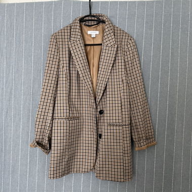 Karierter Blazer