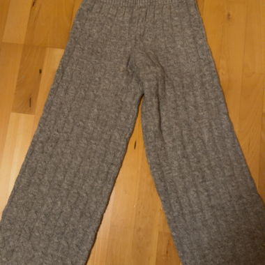 Grey Knit Pants EUR XXS