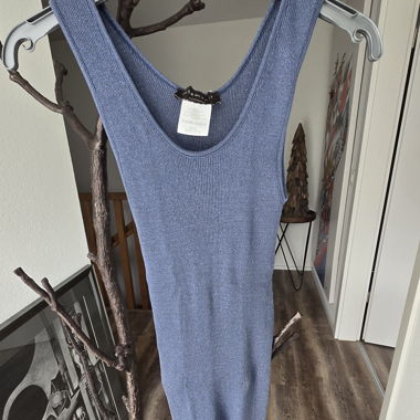 Blue Sleeveless Top