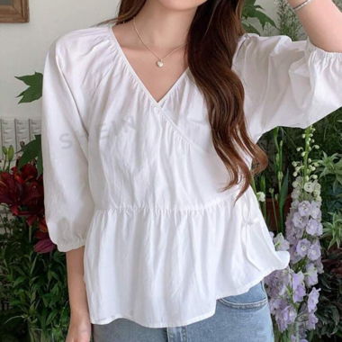 weisse Bluse