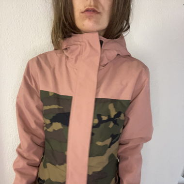 winter-/skijake rosa/oliv xs