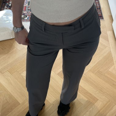 Graue Bershka Anzugshose