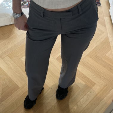 Graue Bershka Anzugshose