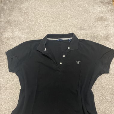 Gant black polo shirt