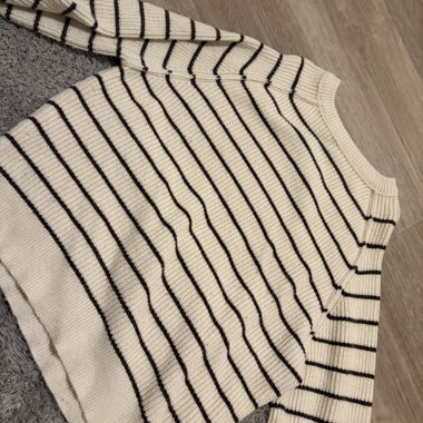 Gestreifter Pull&Bear Strickpullover S
