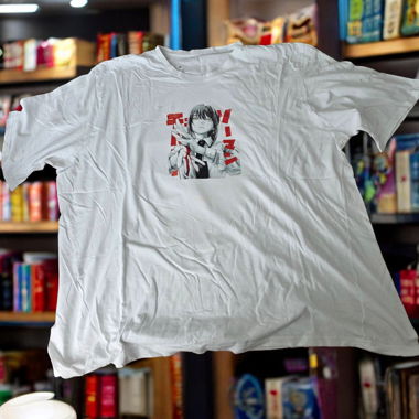 T-Shirt Manga Weiss Anime Chainsaw Man Makima
