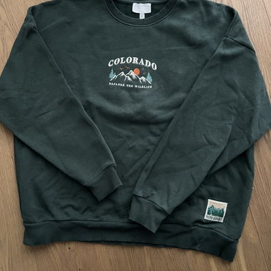 Sweat Colorado vert foncé Gr. M/38