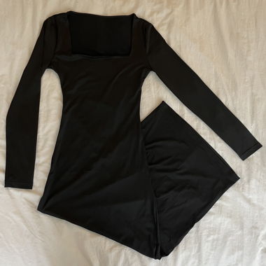 Robe longue noire