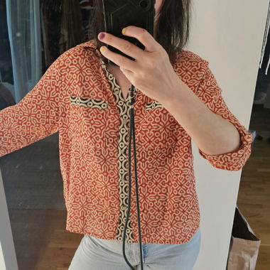 Bluse, 100% Baumwolle, one size