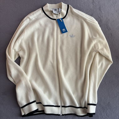 Adidas Premium Strickjacke 100% Wolle - L
