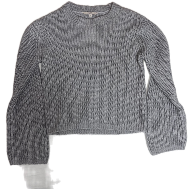 Grey knitted jumper