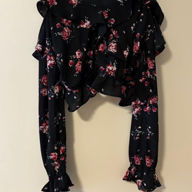 H&M Floral Off-Shoulder Top