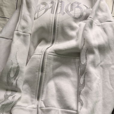Felpa con zip Black Squad