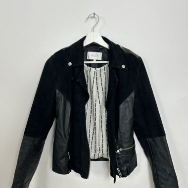 Giacca biker nera VILA