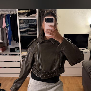 Leather jacket