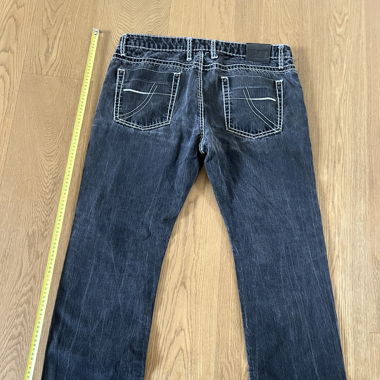 Vintage baggy Camp David Jeans, W36L32, schwarz