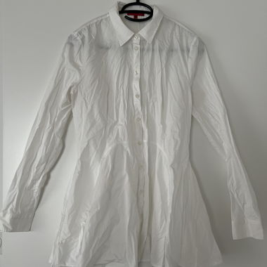 White Long-Sleeve Blouse