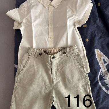 Ensemble chemise et shorts enfant 116