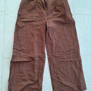 Pantaloni da donna marroni Gr. 34