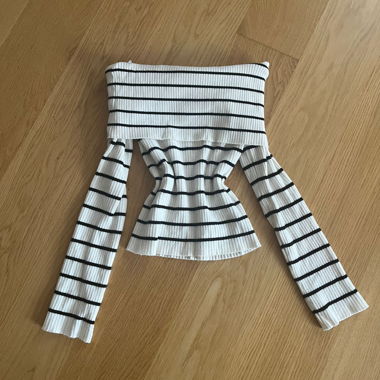 Top in maglia a righe H&M