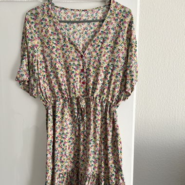 Sommerkleid Blumen Grösse M.