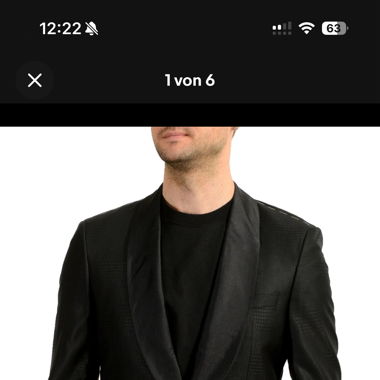 Hugo Boss Slim Fit Blazer Smoking en Soie et Laine